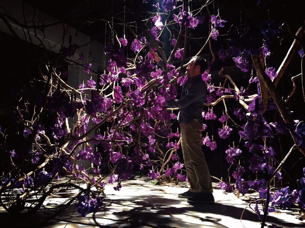 TED-x-Taipei-臺灣自然的符號《山中的精靈》花藝裝置